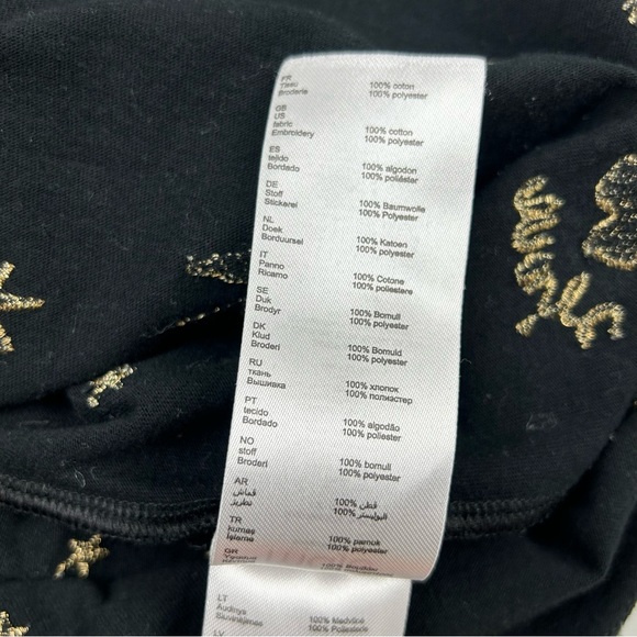 Maje Terence embroidered cotton t-shirt black/gold - Picture 12 of 12